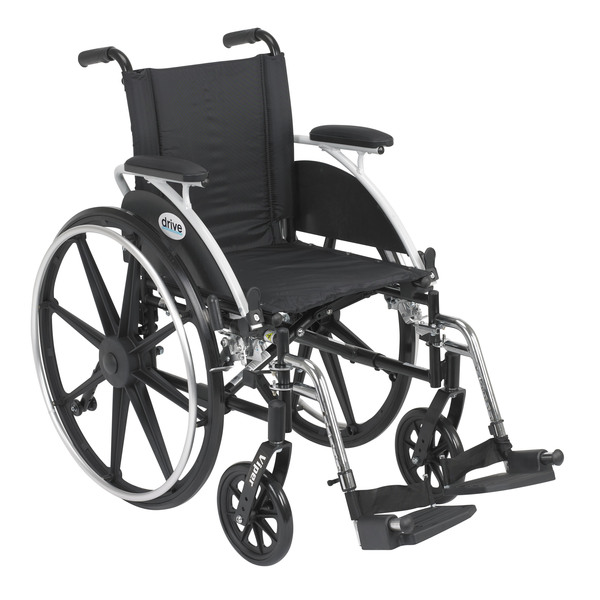 Drive Medical Viper Wheelchair - 12" Seat l412dda-sf